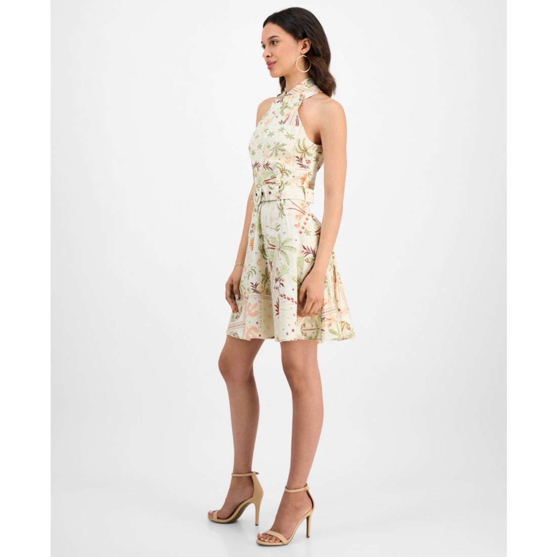 Rachel Rachel Roy Women's Joanna Mini Belted A-Line Dress