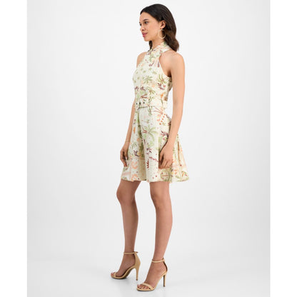 Rachel Rachel Roy Women's Joanna Mini Belted A-Line Dress