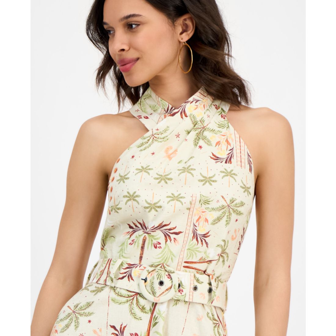 Rachel Rachel Roy Women's Joanna Mini Belted A-Line Dress