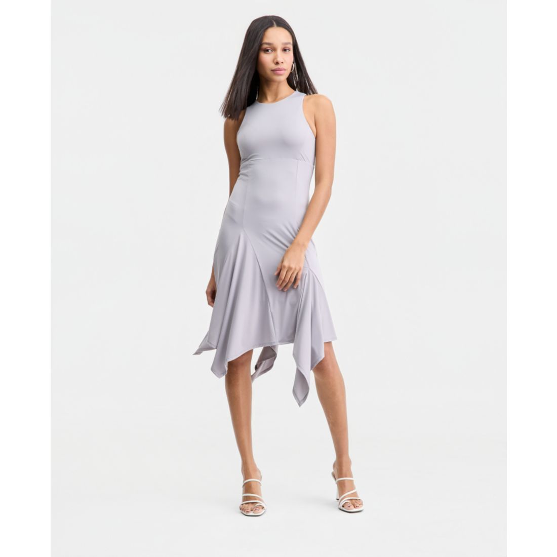 Bar Iii Women's Handkerchief-Hem Sleeveless Dress, Macy's Exclusive