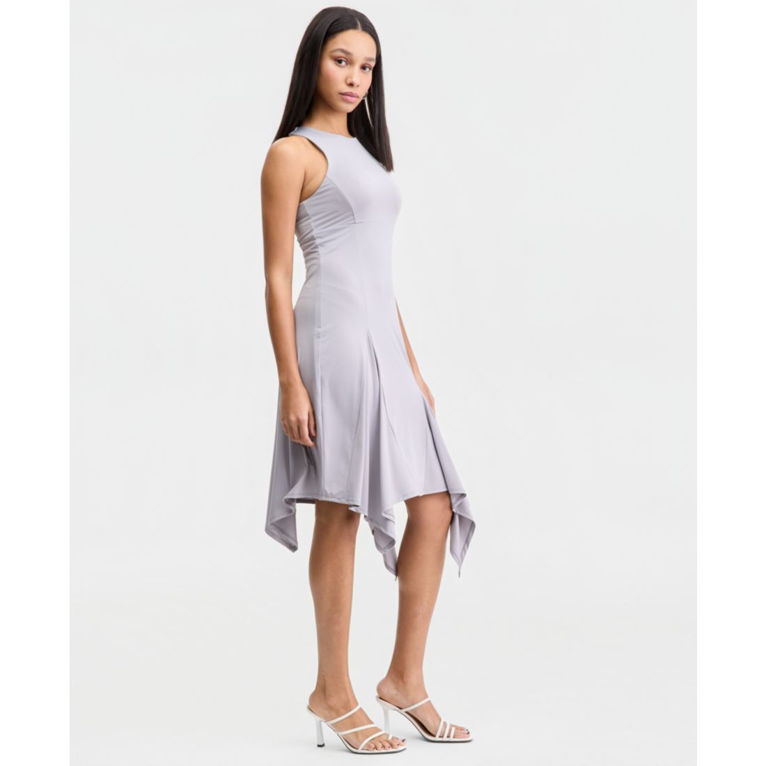 Bar Iii Women's Handkerchief-Hem Sleeveless Dress, Macy's Exclusive
