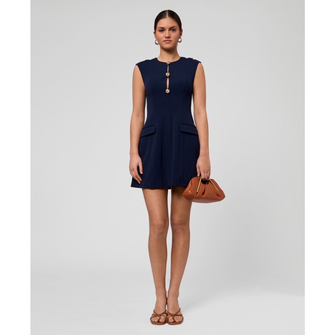 Rachel Rachel Roy Women's Key-Hole Mini Dress