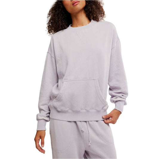 Free People Women's Slow It Down Pullover Sweatshirt