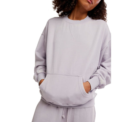 Free People Women's Slow It Down Pullover Sweatshirt