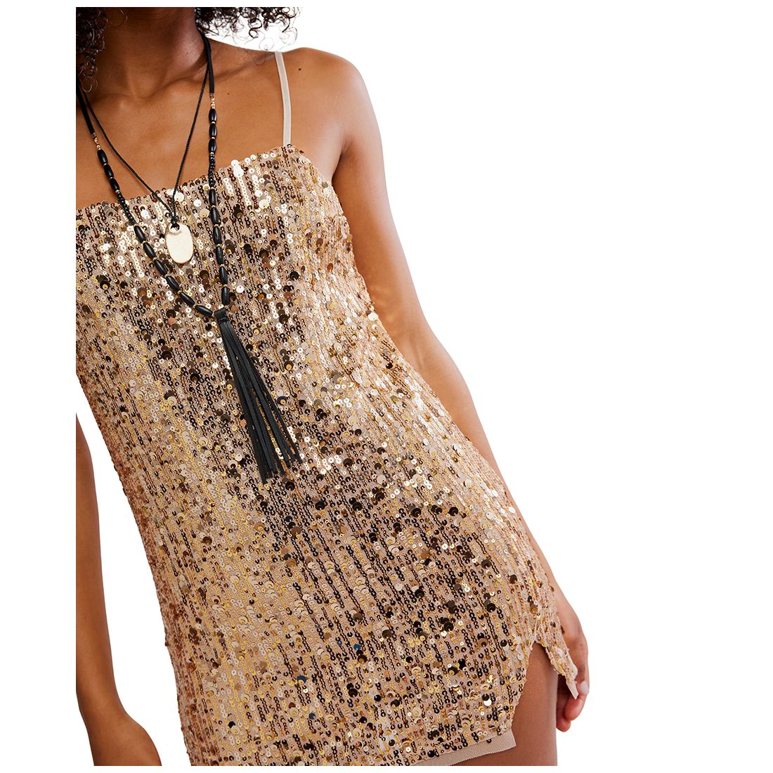 Free People Women's Midnight Kiss Mini Slip Dress