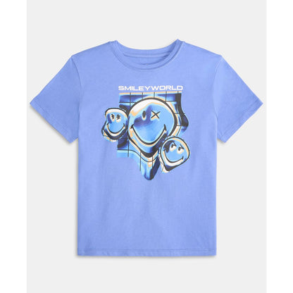 Grayson Threads Kids, The Label Big Boys Smiley World Graphic Short-Sleeve T-Shirt