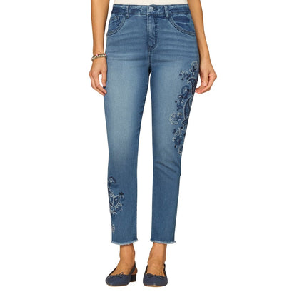 Democracy Petite High Rise Seamless Ankle Skimmer Jeans
