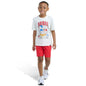 adidas Boys' 2T-7 Essential Graphic T-Shirt and Shorts, 2-Piece Set