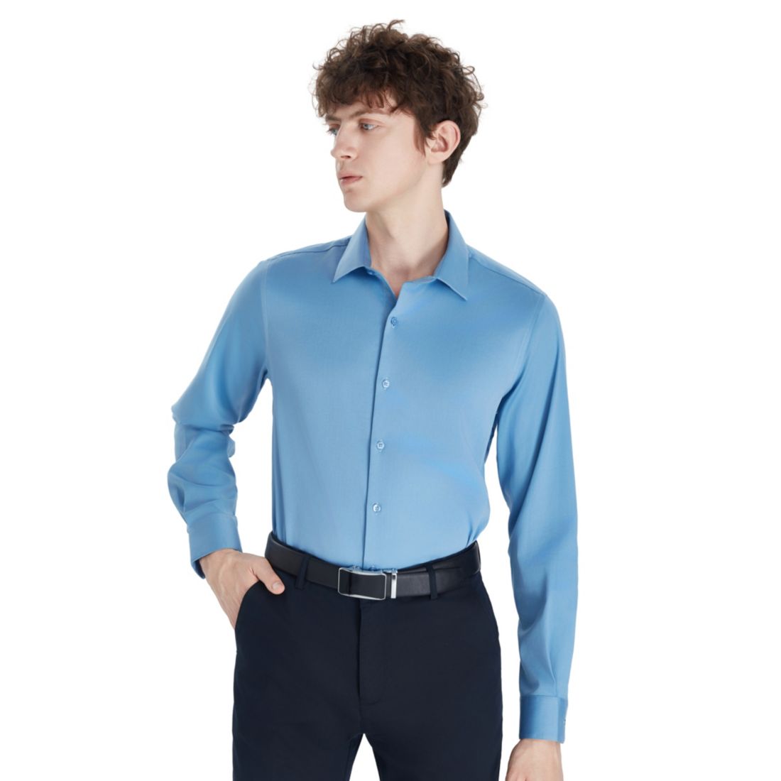 Bar Iii Men's Sateen Solid Dress Shirt, Macy's Exclusive