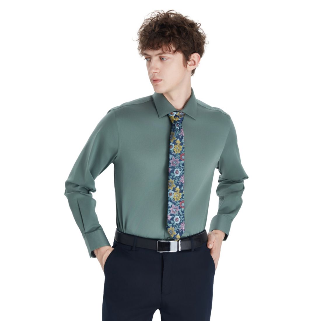 Bar Iii Men's Sateen Solid Dress Shirt, Macy's Exclusive