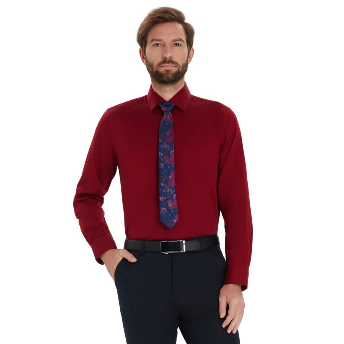 Bar Iii Men's Sateen Solid Dress Shirt, Macy's Exclusive
