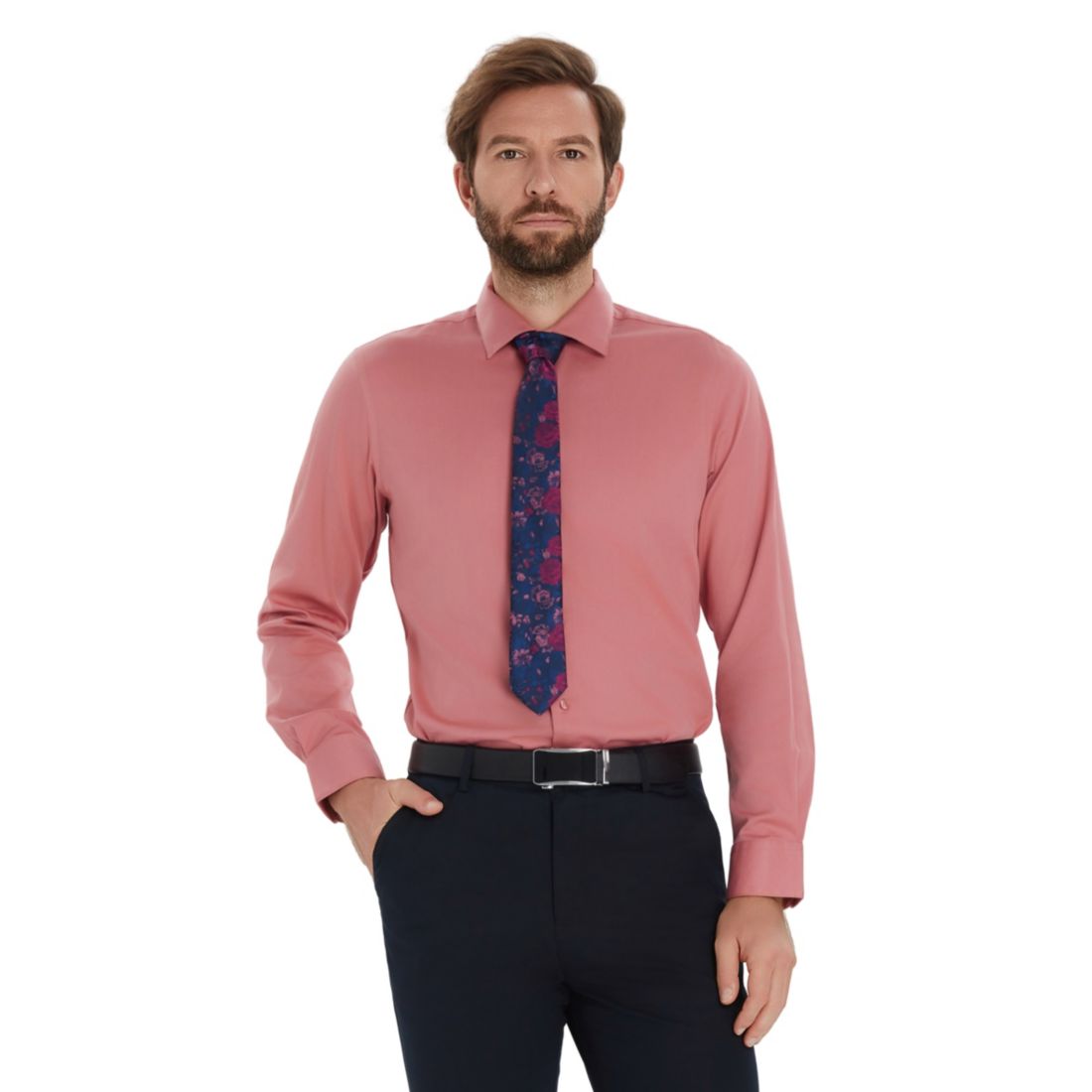 Bar Iii Men's Sateen Solid Dress Shirt, Macy's Exclusive