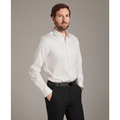 Bar Iii Men's Sateen Solid Contrast Buttons Dress Shirt, Macy's Exclusive