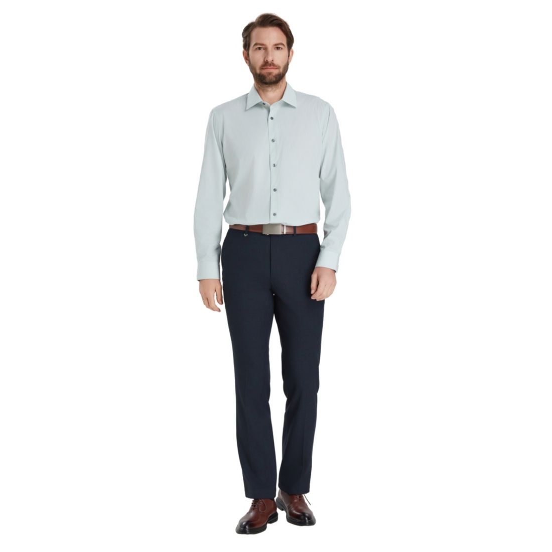 Alfani Men's Geometric Pattern Spread-Collar Dress Shirt, Macy's Exclusive