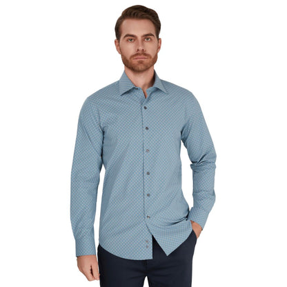 Alfani Men's Diamond Spot Slim-Fit Shirt, Macy's Exclusive