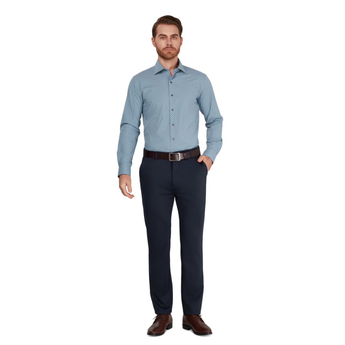 Alfani Men's Diamond Spot Slim-Fit Shirt, Macy's Exclusive