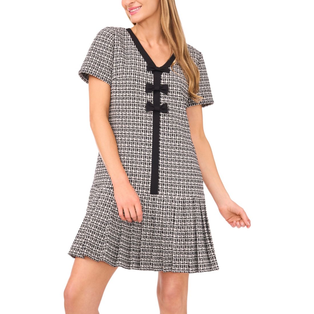 CeCe Women's Box Pleat Dress
