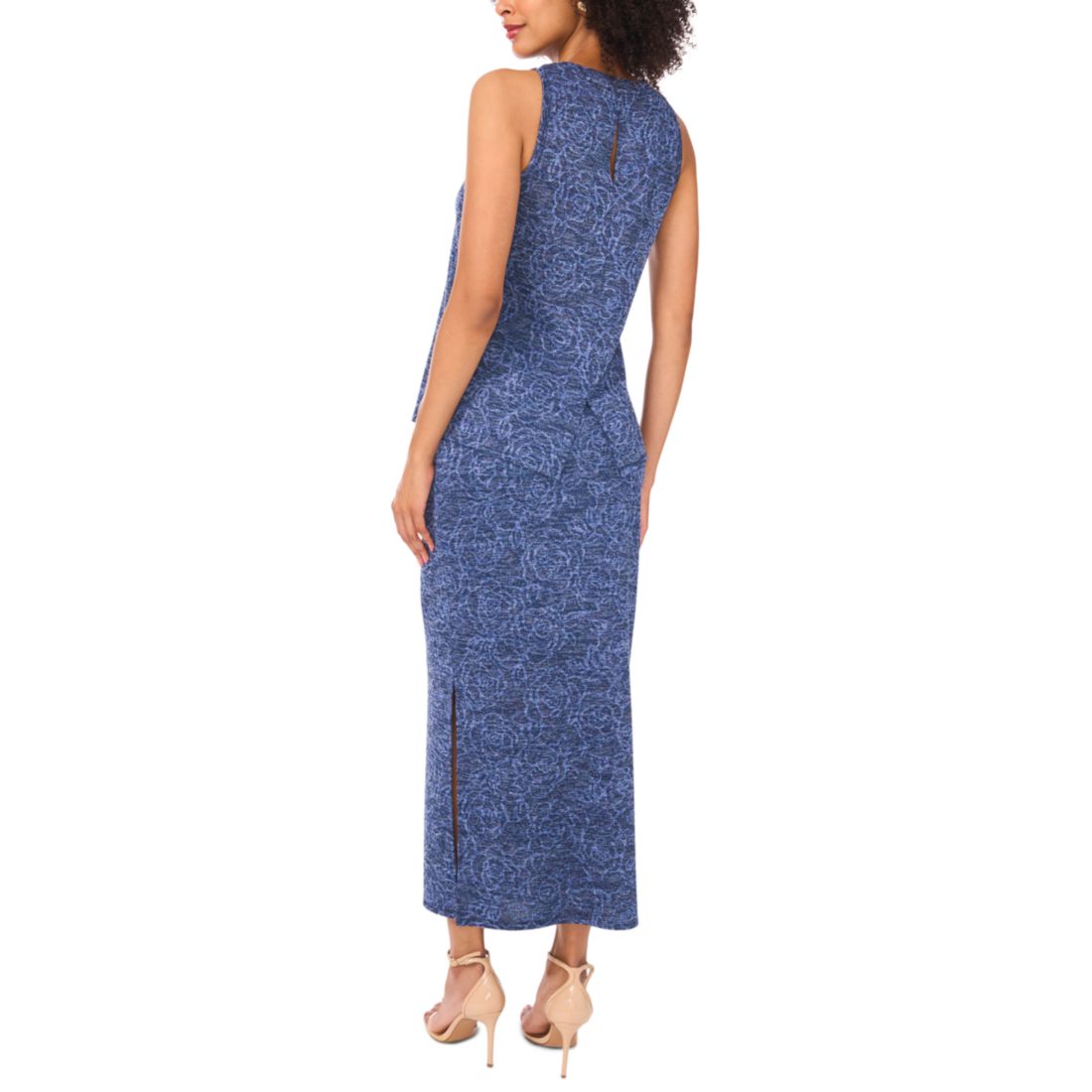 Vince Camuto Women's Textured Crewneck Sleeveless Top