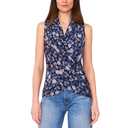 Vince Camuto Women's Sleeveless Front Wrap Top