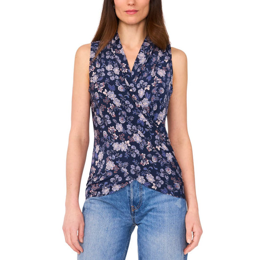 Vince Camuto Women's Sleeveless Front Wrap Top