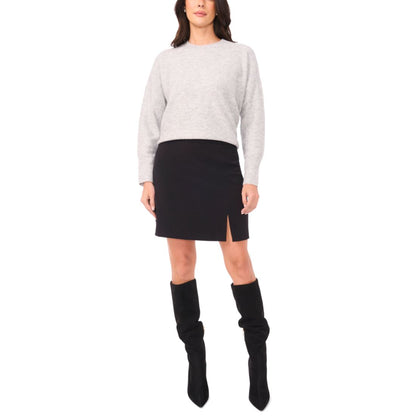 Vince Camuto Women's Sequin Long Sleeve Crewneck Sweater