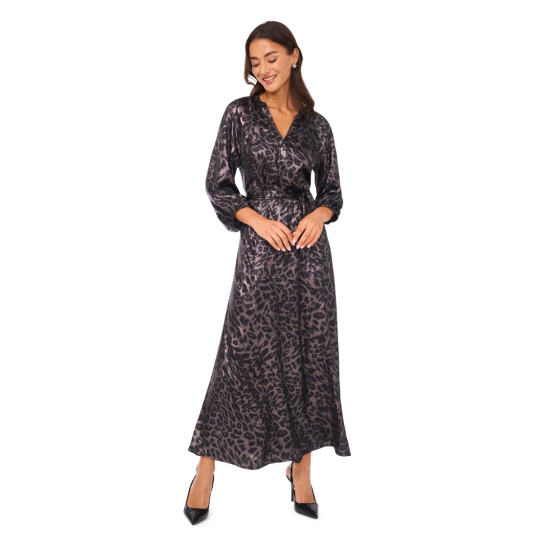 Vince Camuto Women's 3/4-Sleeve Maxi Dress