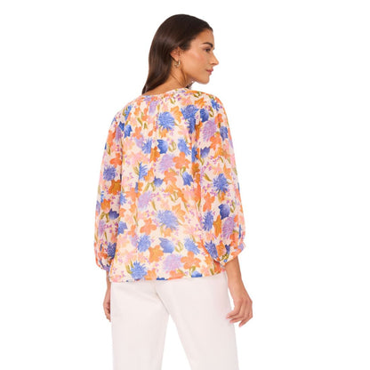 Vince Camuto Women's Ruffle Tie-Neck Blouse