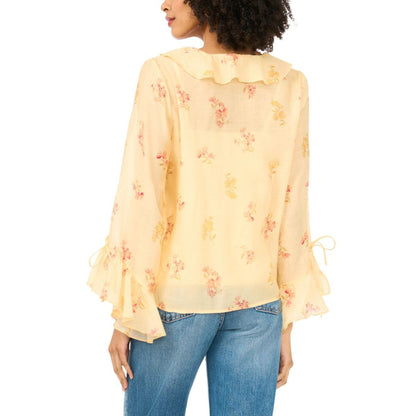 Vince Camuto Women's Long-Sleeve Ruffle Top