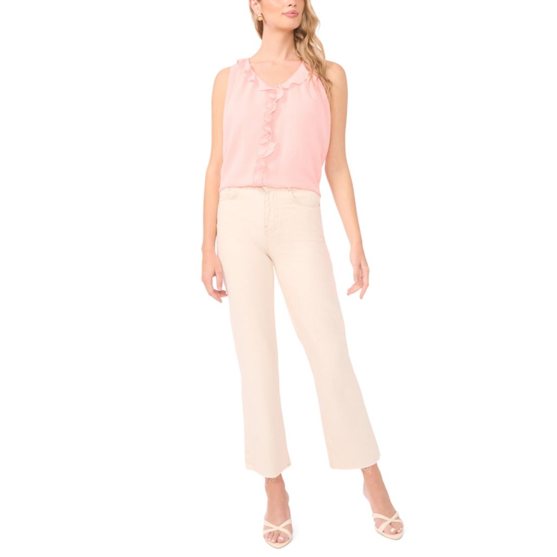 Vince Camuto Women's Ruffle Detail Top