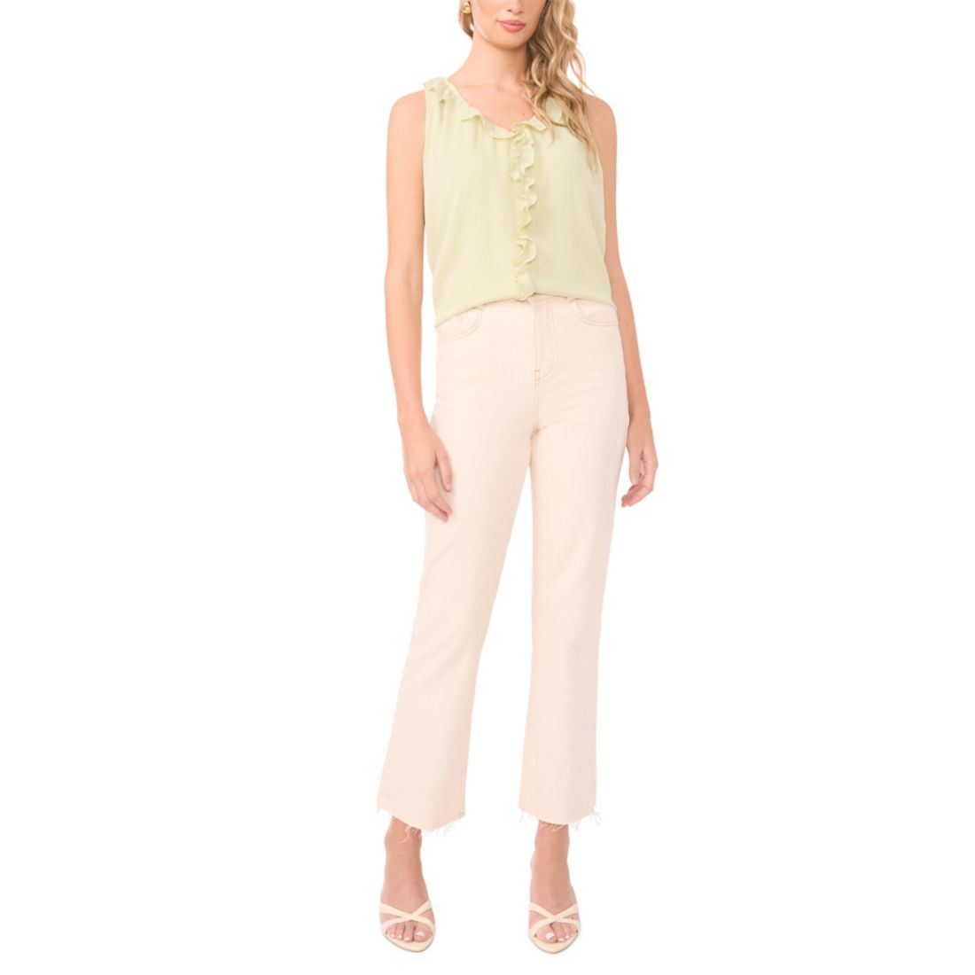 Vince Camuto Women's Ruffle Detail Top