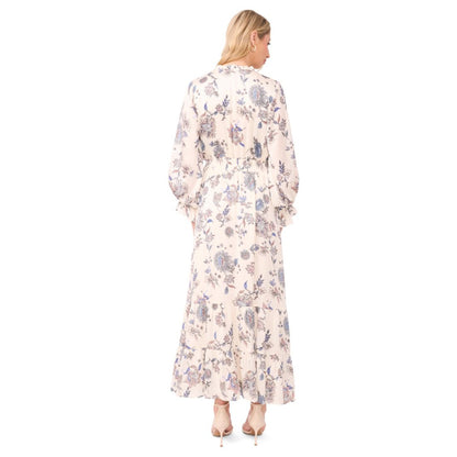 Vince Camuto Women's V-Neck Long-Sleeve Maxi Dress