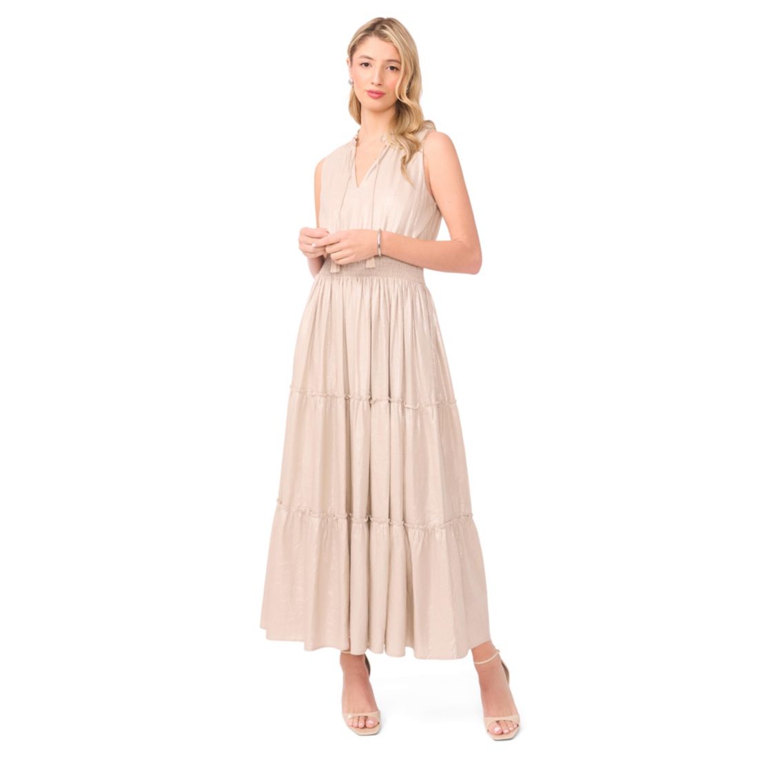 Vince Camuto Women's Tiered Ruffle Maxi Dress