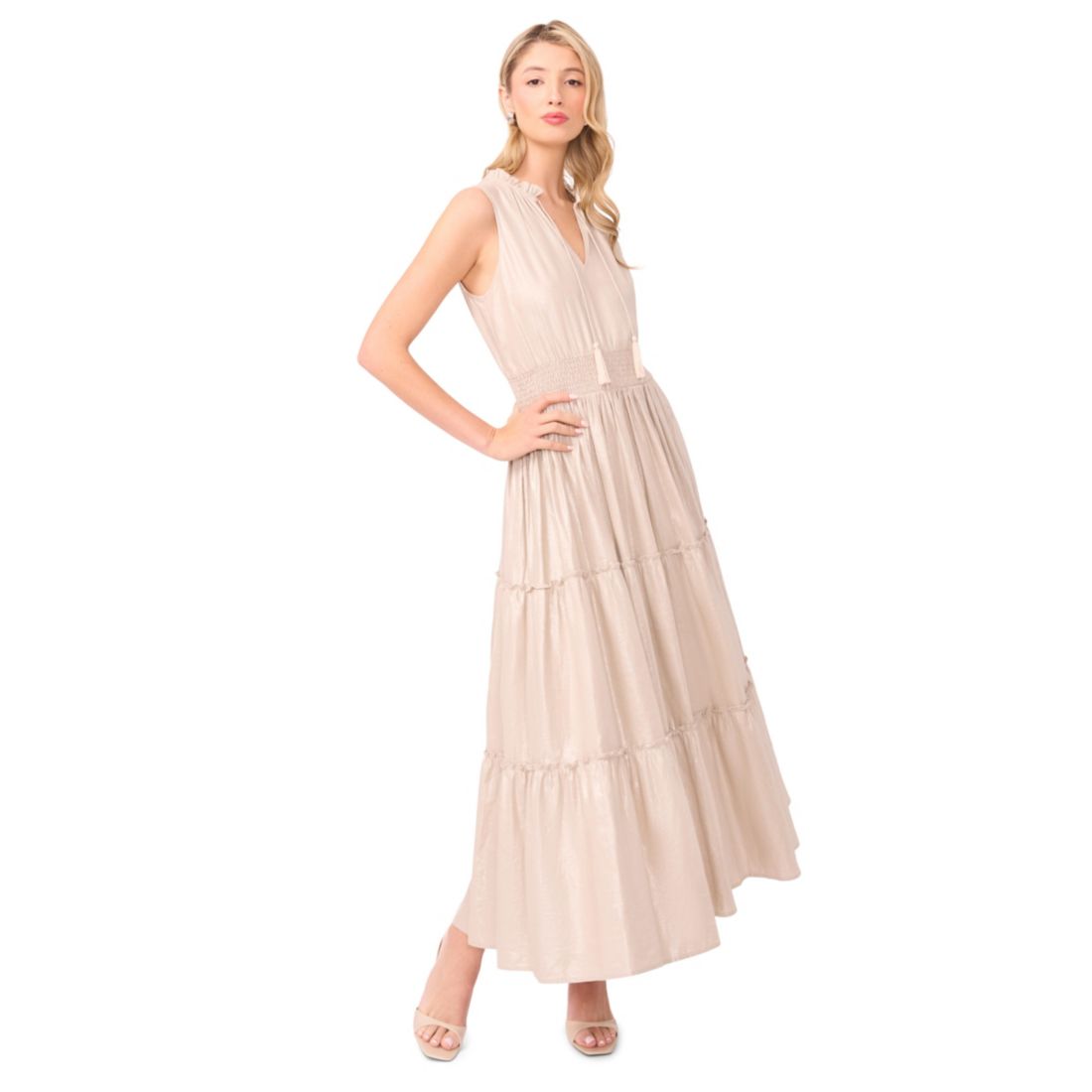 Vince Camuto Women's Tiered Ruffle Maxi Dress