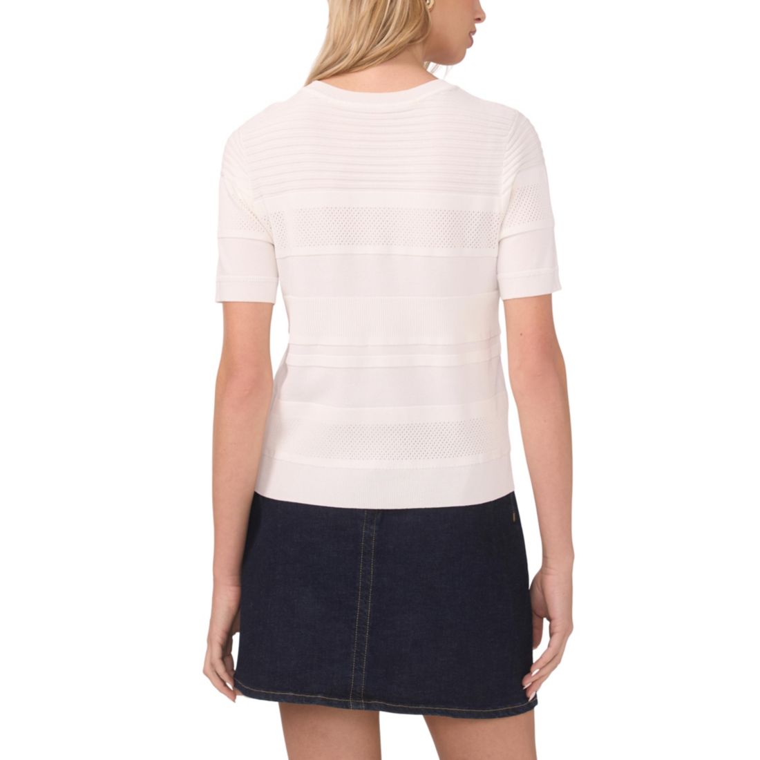 Vince Camuto Women's Crew Neck Pull-On Sweater