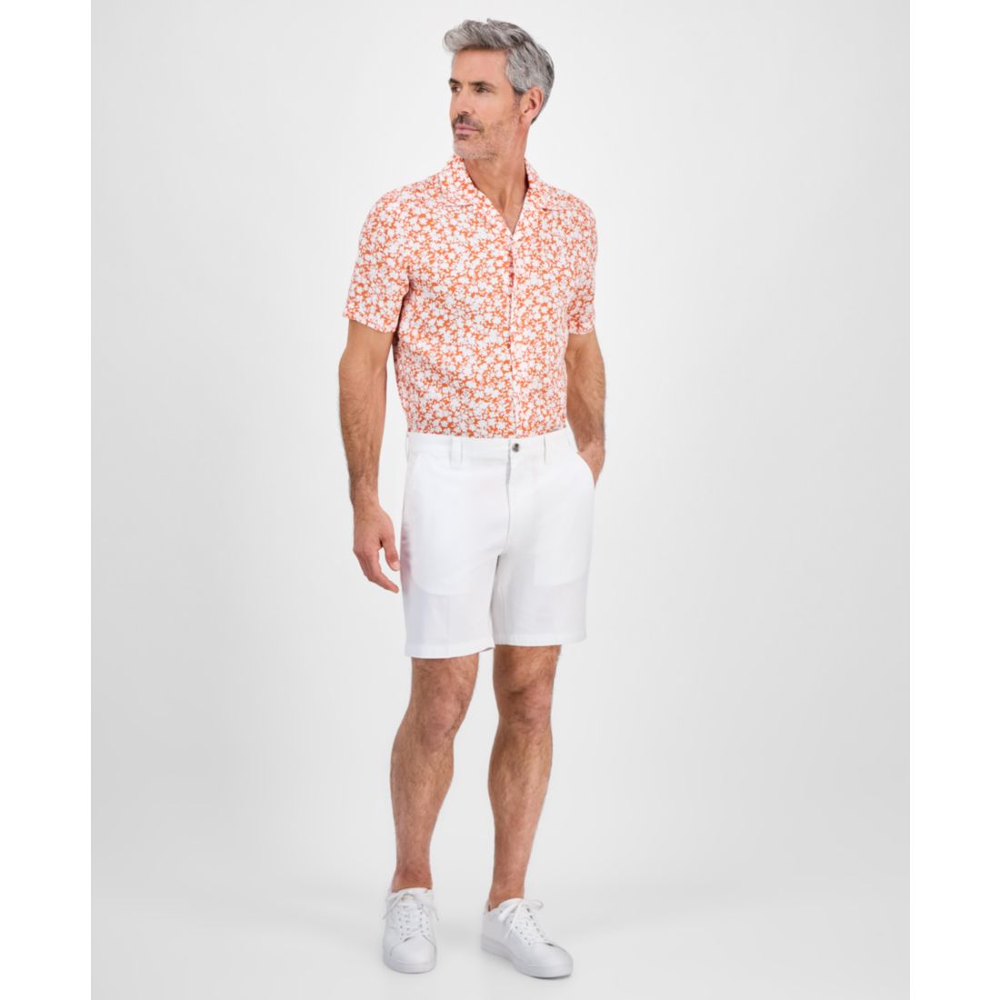 Michael Kors Men's Signature Stretch-Cotton Shorts
