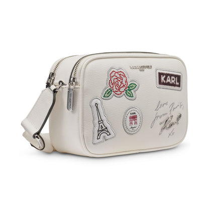 Karl Lagerfeld Paris Maybelle Zip-Top Small Crossbody Handbag