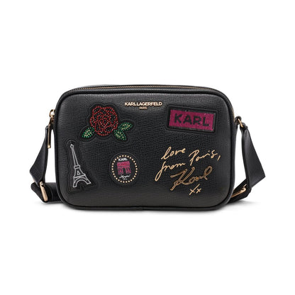 Karl Lagerfeld Paris Maybelle Zip-Top Small Crossbody Handbag