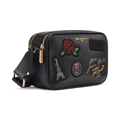Karl Lagerfeld Paris Maybelle Zip-Top Small Crossbody Handbag