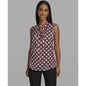 Karl Lagerfeld Paris Women's V-Neck Woven Blouse
