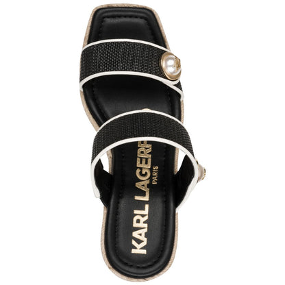 Karl Lagerfeld Paris Women's Carsen Wedge Sandals