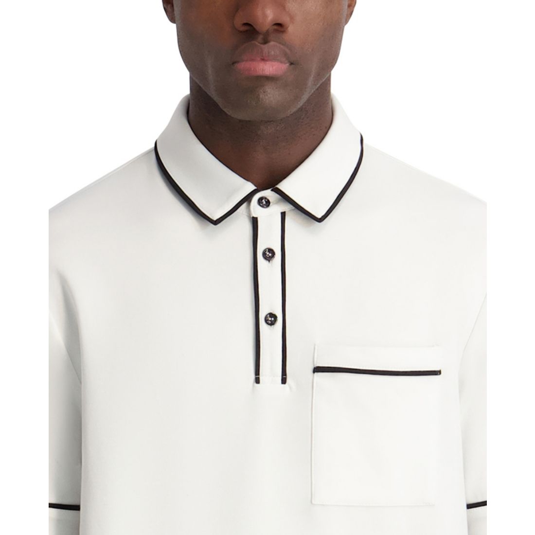 Karl Lagerfeld Paris Men's Interlock Polo Shirt