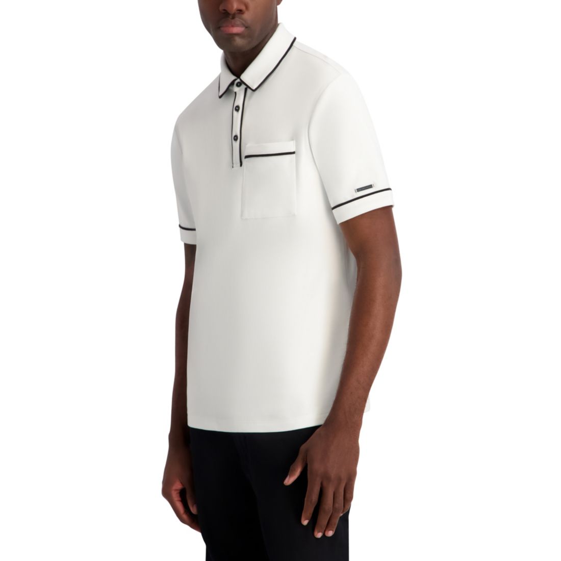 Karl Lagerfeld Paris Men's Interlock Polo Shirt