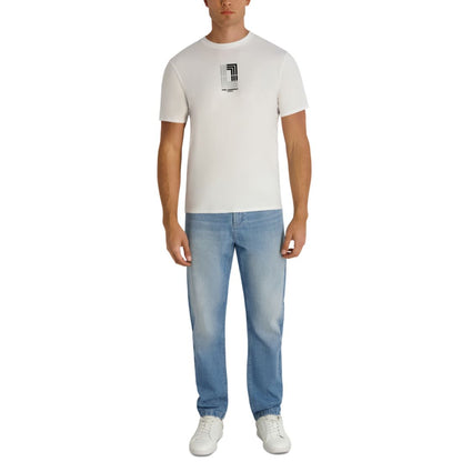 Karl Lagerfeld Paris Men's Regular-Fit Round Neck T-Shirt