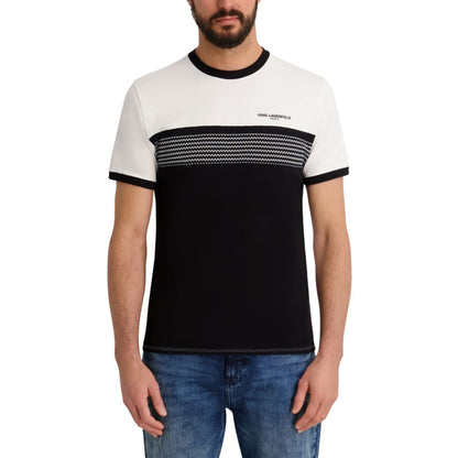 Karl Lagerfeld Paris Men's Color Block T-Shirt
