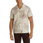 Karl Lagerfeld Paris Men's Regular-Fit Short-Sleeve Printed Floral Shirt