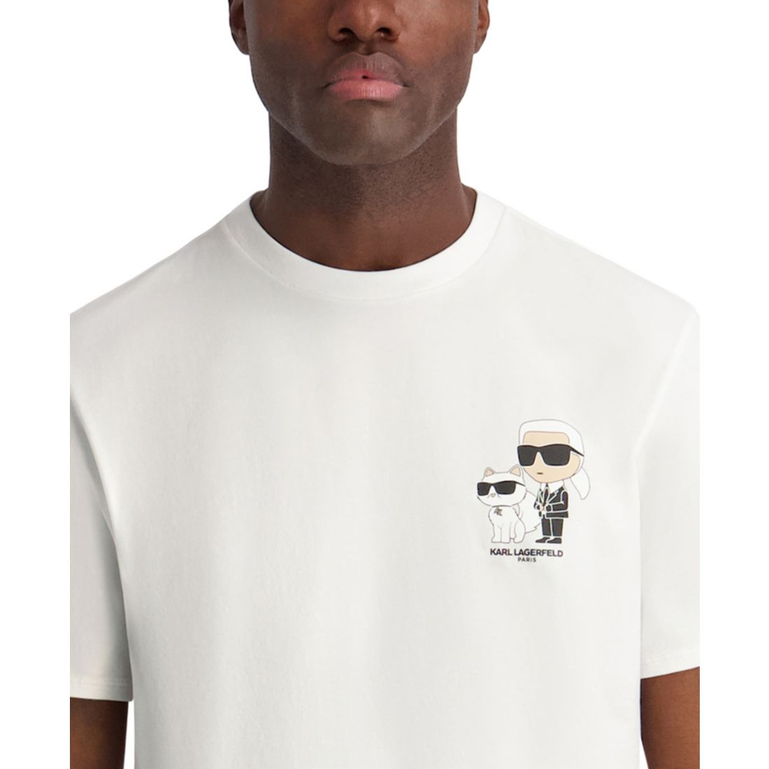 Karl Lagerfeld Paris Men's Choupette Regular-Fit T-Shirt
