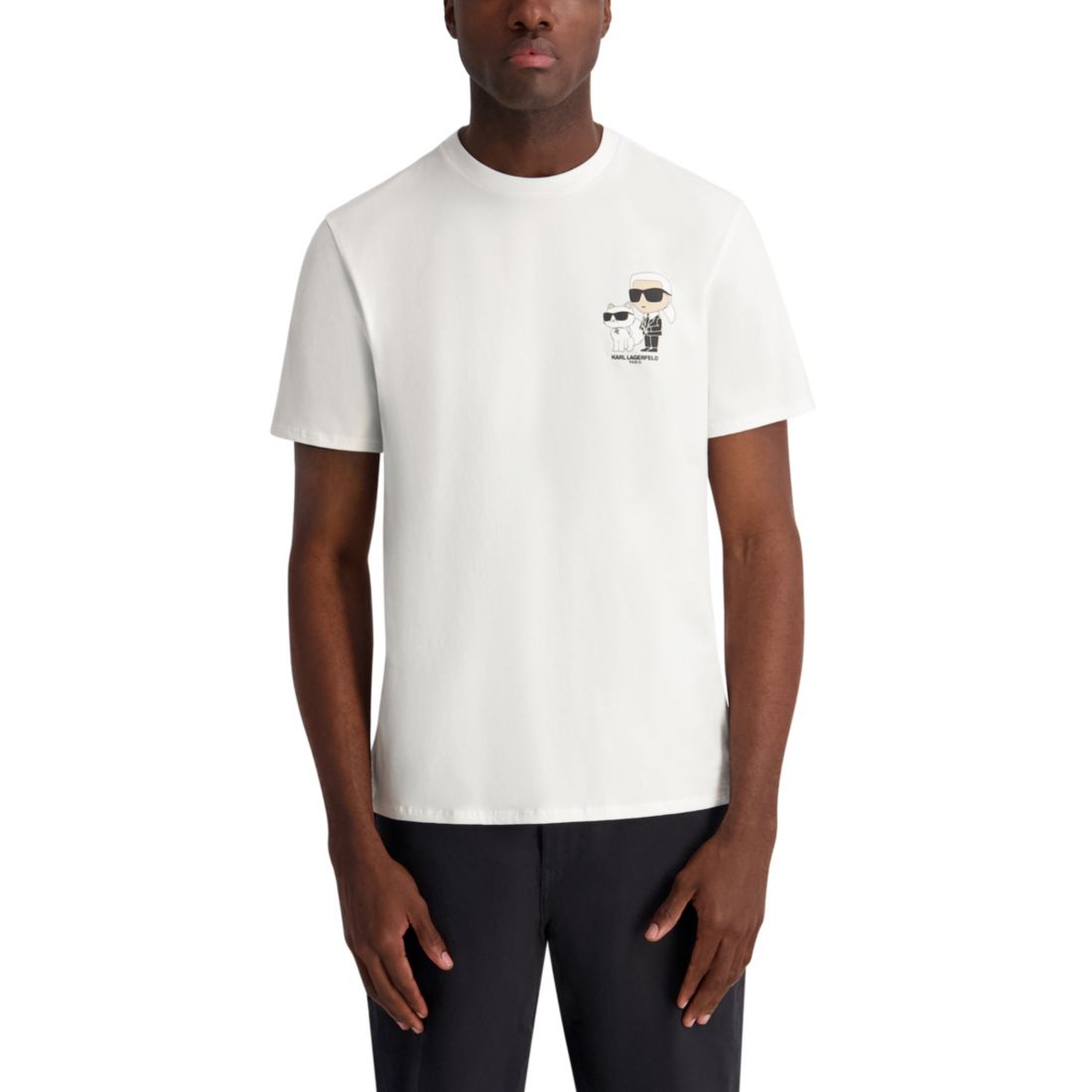 Karl Lagerfeld Paris Men's Choupette Regular-Fit T-Shirt