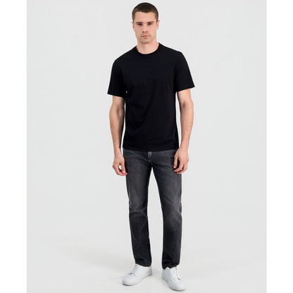 Karl Lagerfeld Paris Men's Embroidered Logo Cotton Crewneck T-Shirt