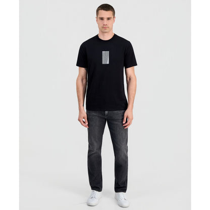 Karl Lagerfeld Paris Men's Studded Logo Crewneck T-Shirt