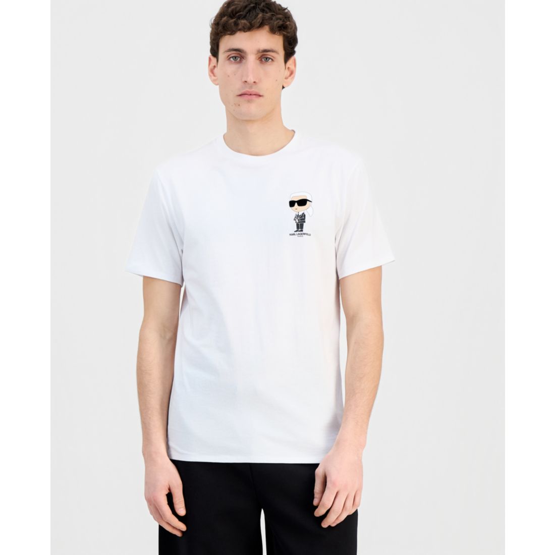 Karl Lagerfeld Paris Men's Crewneck T-shirt
